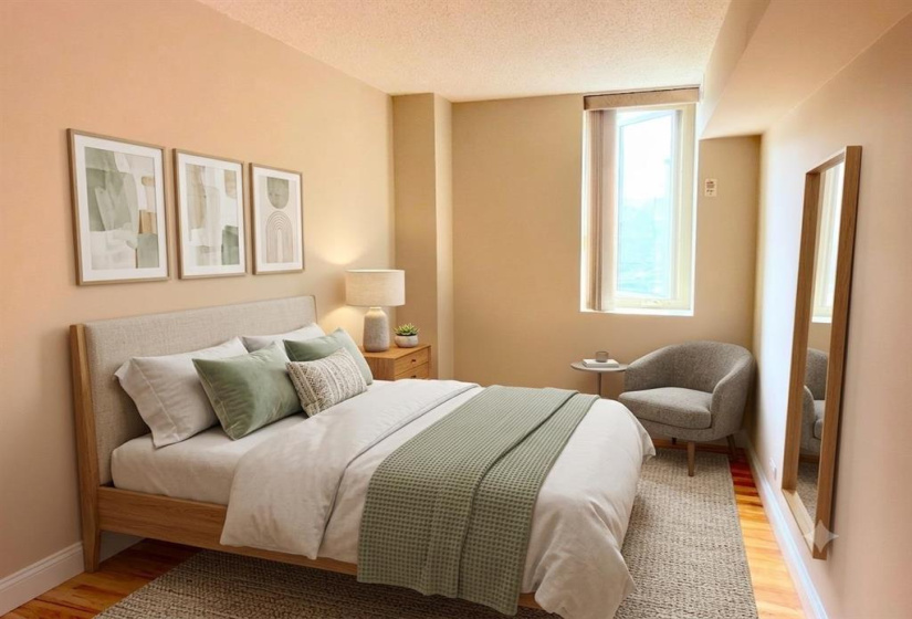Virtually staged